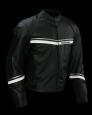Blouson Cuir Stripes Kawasaki Kawasaki moto - Equipement route Kawasaki moto